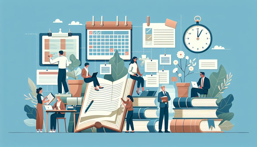 Mehr über den Artikel erfahren Strategien zur erfolgreichen Zeitplanung und Organisation bei der Erstellung wissenschaftlicher Arbeiten