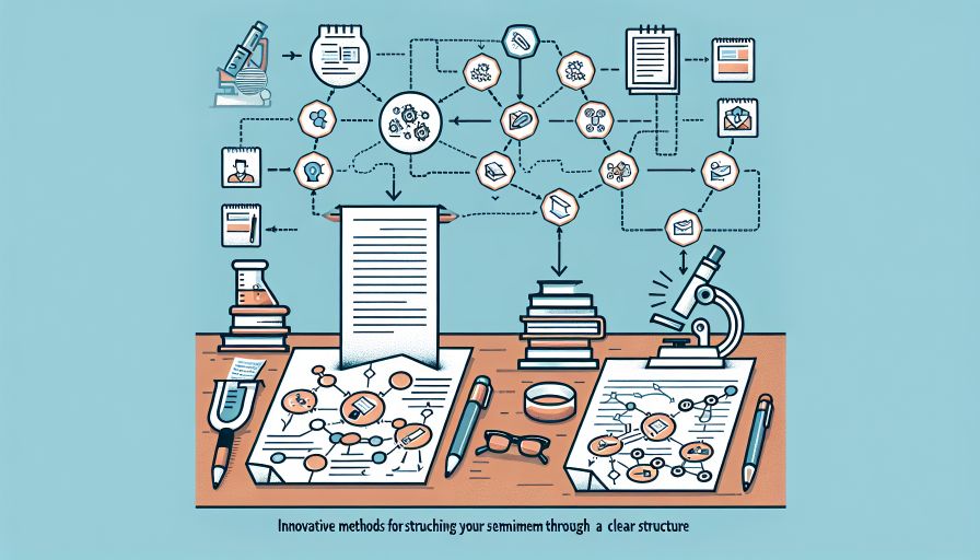 Mehr über den Artikel erfahren Innovative Methoden zur Strukturierung Ihrer Seminararbeit: Wie Sie durch eine klare Gliederung Ihre wissenschaftliche Arbeit optimieren