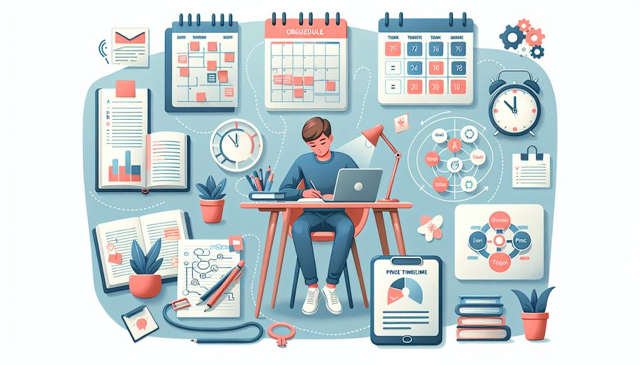 Mehr über den Artikel erfahren Effektive Zeitplanung und Organisationstechniken für eine erfolgreiche Seminar- oder Projektarbeit: Ein Leitfaden für Studierende.