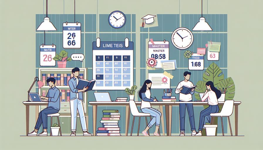 Mehr über den Artikel erfahren Effektives Zeitmanagement im Studium: Praktische Strategien zur erfolgreichen Planung und Umsetzung Ihrer Masterarbeit