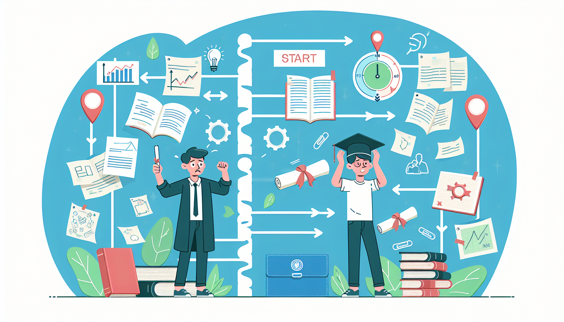Mehr über den Artikel erfahren Erfolgreiche Abschlussarbeit: Wie Sie Ihre Projekt- oder Seminararbeit effektiv planen und strukturieren können, um Ihr Studium erfolgreich abzuschließen