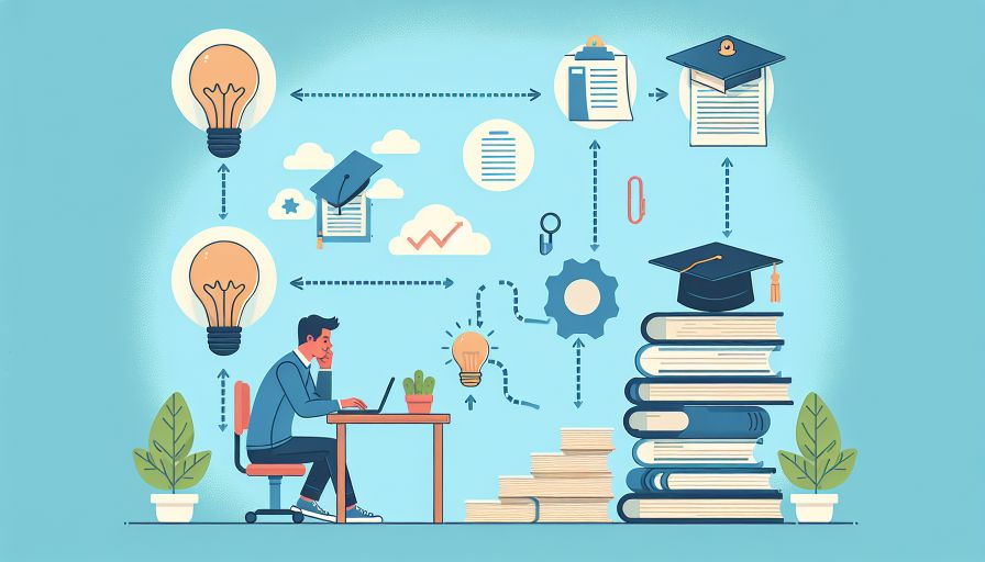 Mehr über den Artikel erfahren Von der Idee zur Examensarbeit: Wie Sie Ihre wissenschaftlichen Fähigkeiten durch effektive Themenfindung und Strukturierung maximieren.