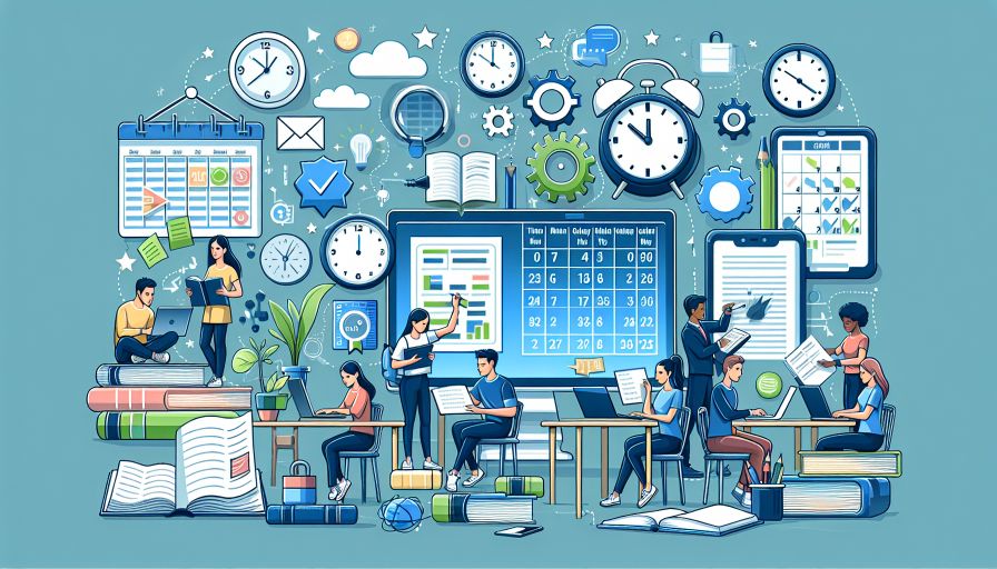 Du betrachtest gerade Thema: „Effektive Zeitmanagement-Techniken und ihre Anwendung im wissenschaftlichen Schreiben während des Studiums